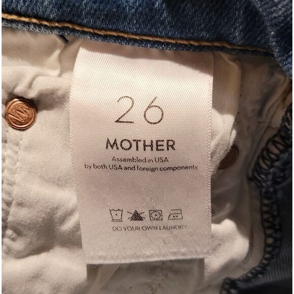 Mother Jeans The Tripper Ankle Fray 26W Play like a Pirate Raw Hem - Picture 11 of 11